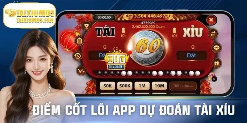 App dự đoán tài xỉu phân tích dữ liệu lịch sử phiên chơi