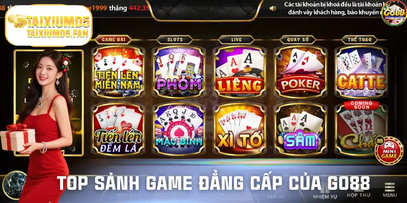 Danh sách sảnh game được hội viên ưu tiên trải nghiệm